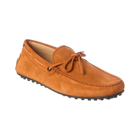 Tods Laccetto City Gommino Suede Loafer